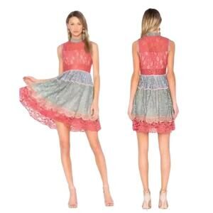 Alexis Vedette Colorblock Aline Dress Size XS NWT